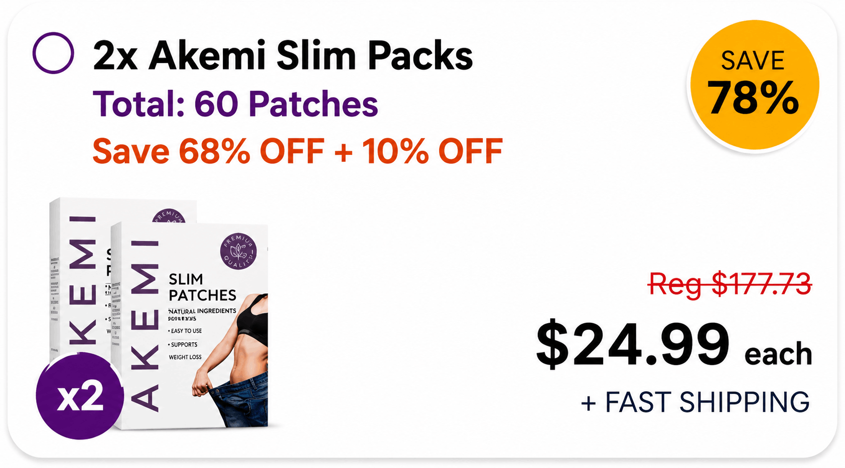 akemi slim patch unit 2