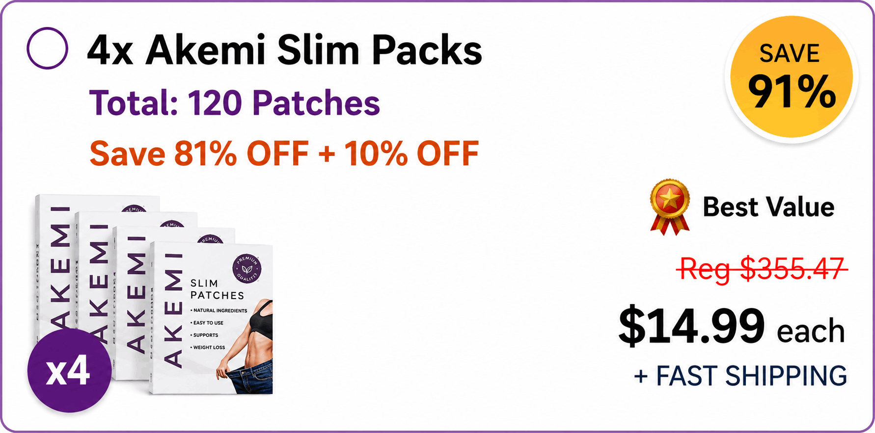 akemi slim patch unit 4